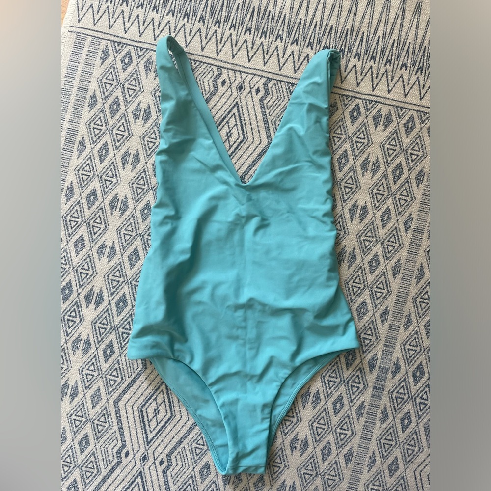 Mikoh Turquoise One-Piece Swimsuit
